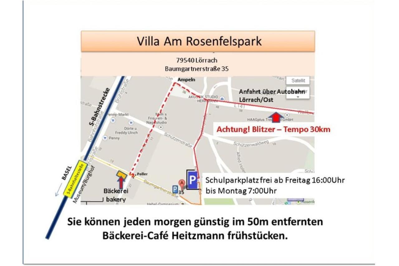 Villa Am Rosenfelspark 罗拉赫 外观 照片